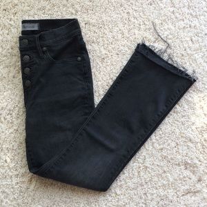 Madewell Cali Demi Boot Jean: Asymmetrical Hem